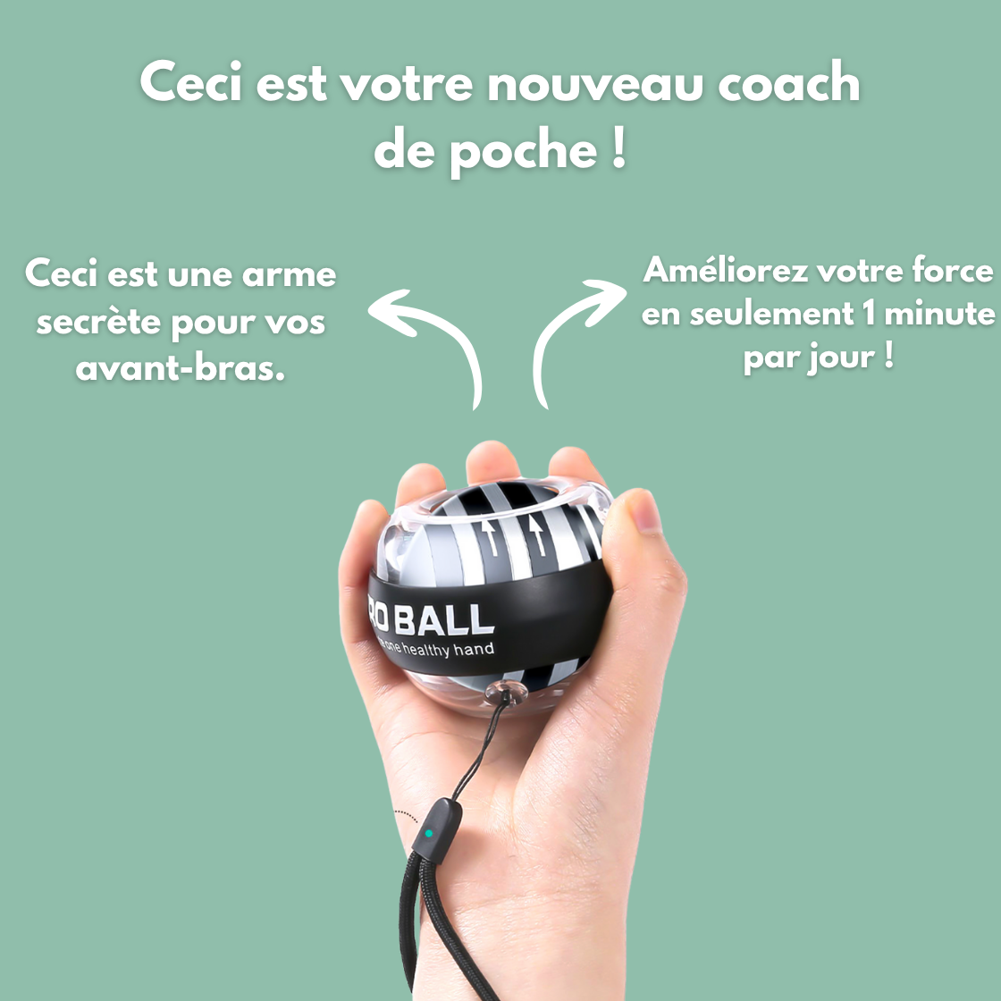 Gyro Ball - Renforcez vos avant-bras !