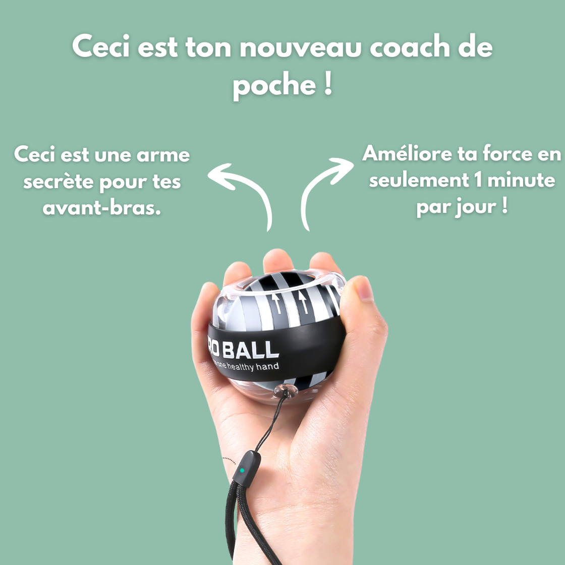 Gyro Ball - Renforcez vos avant-bras !
