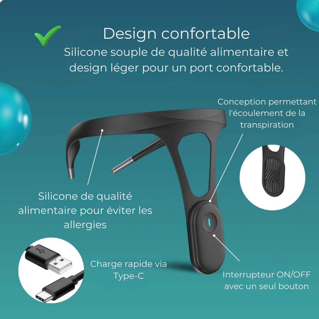 Correcteur de Posture Intelligent – Redressez Votre Dos Naturellement !