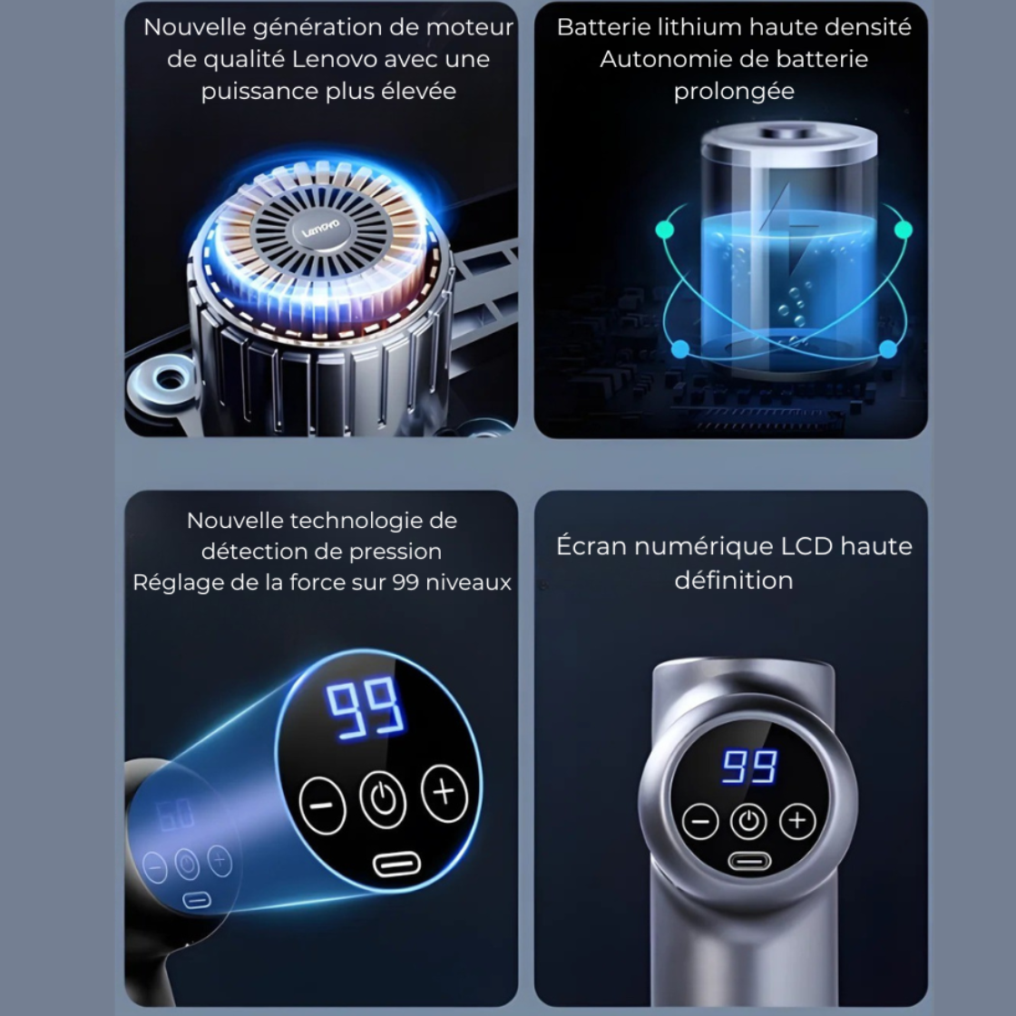 PulsePro by Lenovo - L’Excellence du Massage Musculaire !
