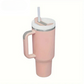 Gobelet Thermos avec Poignée et Paille - Capacité 1L - Isolation Longue Durée